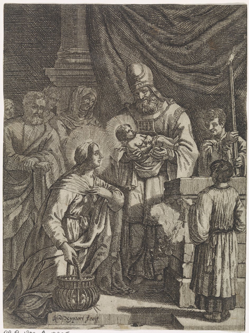 Presentación de Cristo en el Templo de Justus van den Nijpoort