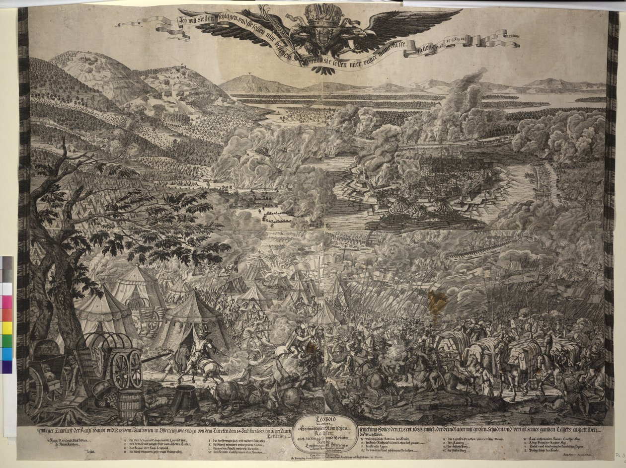 Viena Asedio turco 1683 (impresión) de Justus van den Nypoort