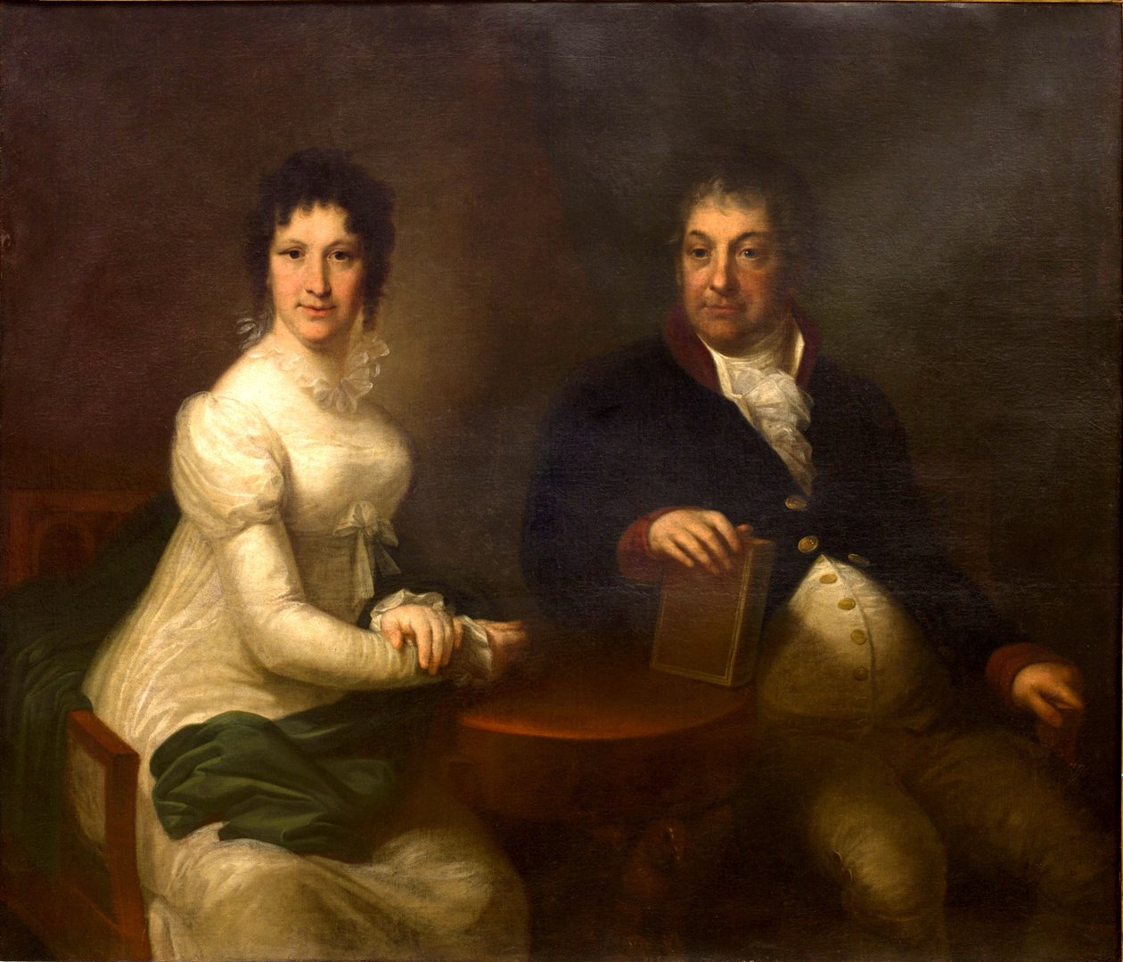 Retrato de Józef y Maria de Langelot Markowski de Józef Peszka