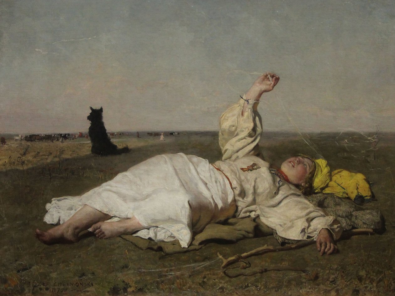 Museo Nacional de Varsovia Jozef Chełmonski Verano indio de Józef Chełmoński