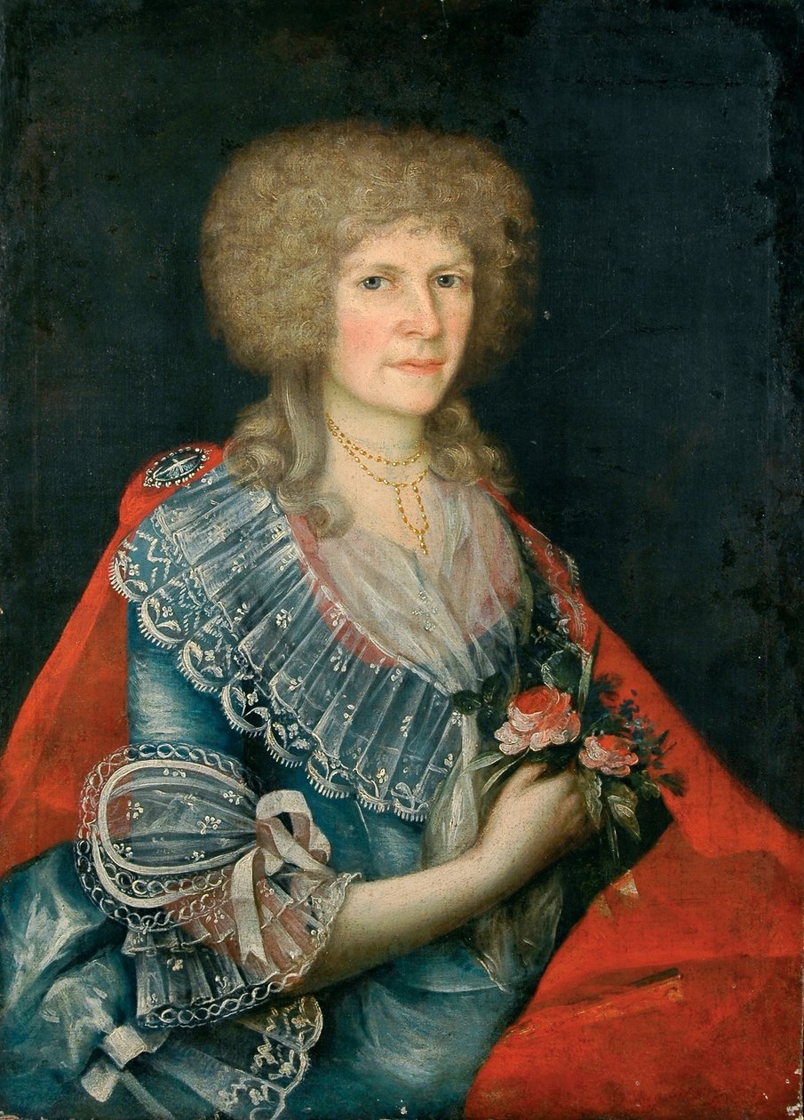 Faworski - Retrato de Teresa Garbowska, de soltera Krosnowska 1789 de Jozef Faworski