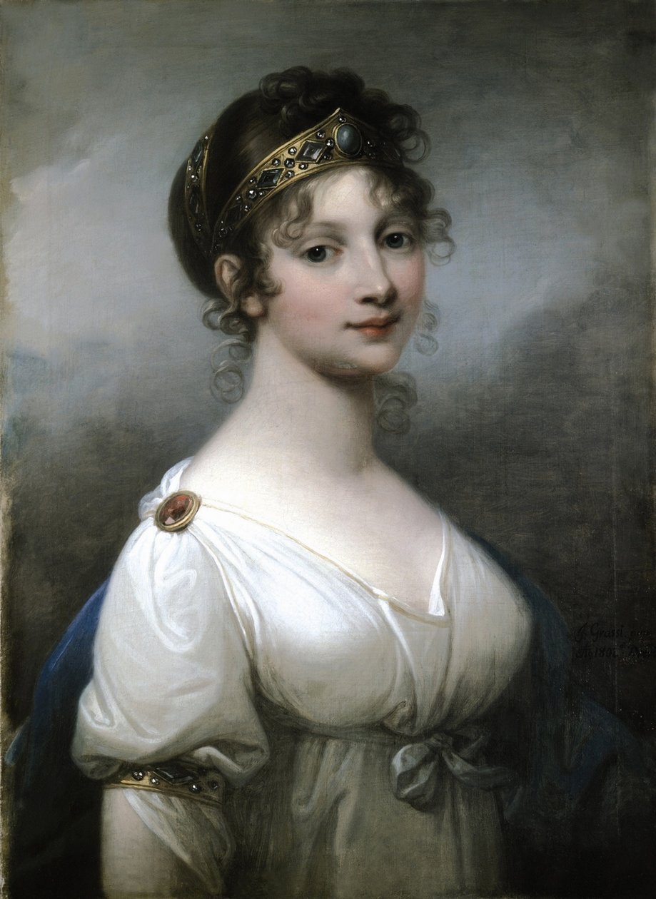 Retrato de la Reina Luisa de Prusia 1776-1810, 1802 de Józef Grassi