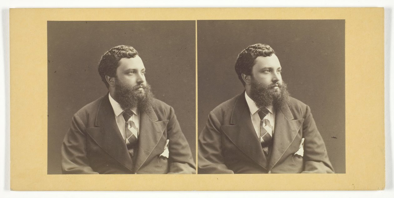 Retrato sin título de un hombre, mediados del siglo XIX de K.K. Hof