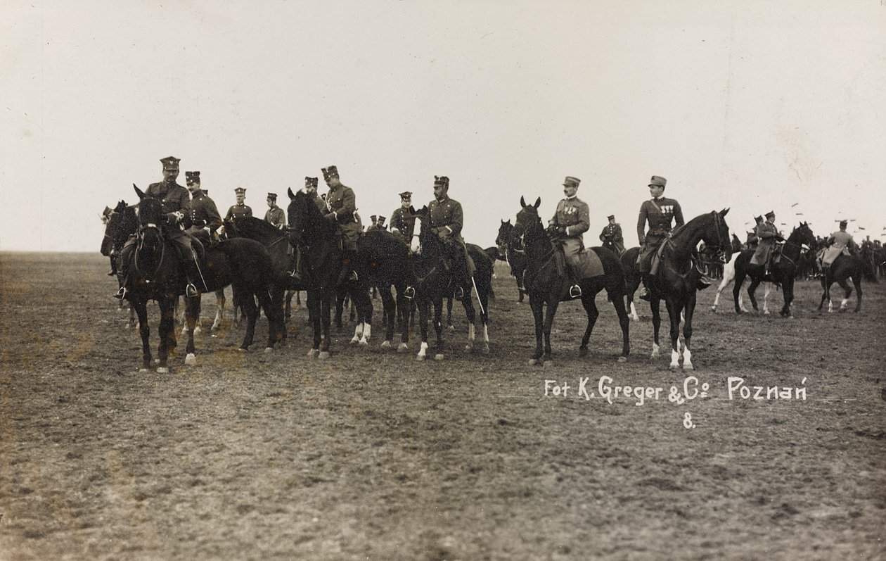Álbum Jack Bosio - Campaña de guerra 1917-1920: Misión militar en Polonia (Varsovia - Posen) marzo-abril 1919, una batería de caballos en Posen (Poznan), 03-041919 de K. Greger