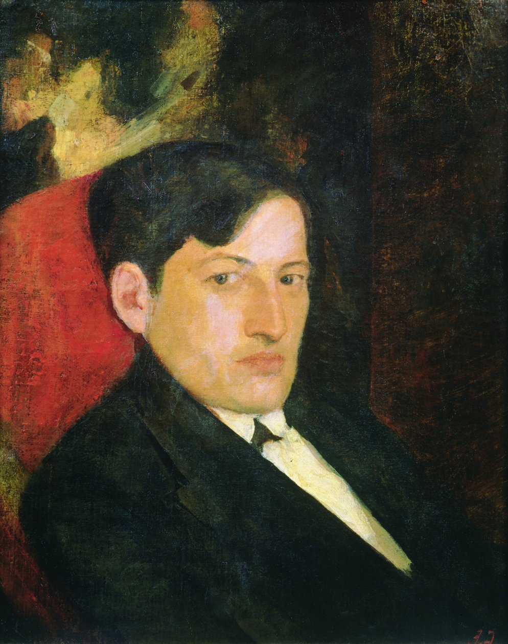 Retrato de D. Shevardnadze, 1921 de K. Magalashvili