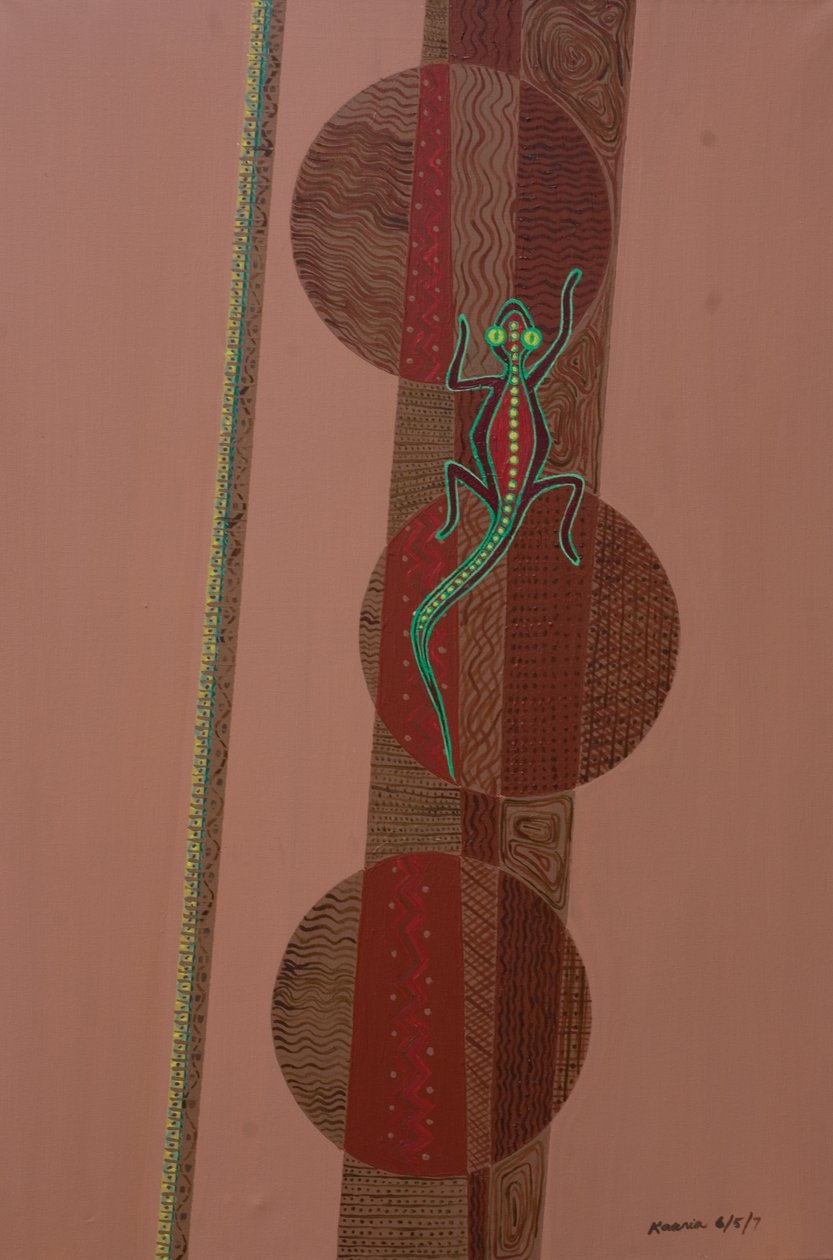 Lagarto aborigen, 2007 de Kaaria Mucherera