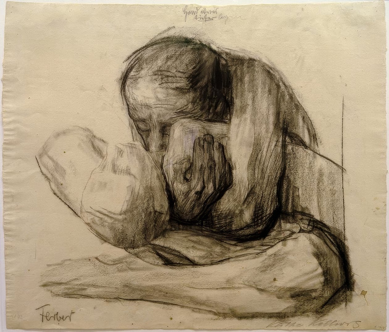 K.Kollwitz, Mujer con niño muerto de Käthe Kollwitz