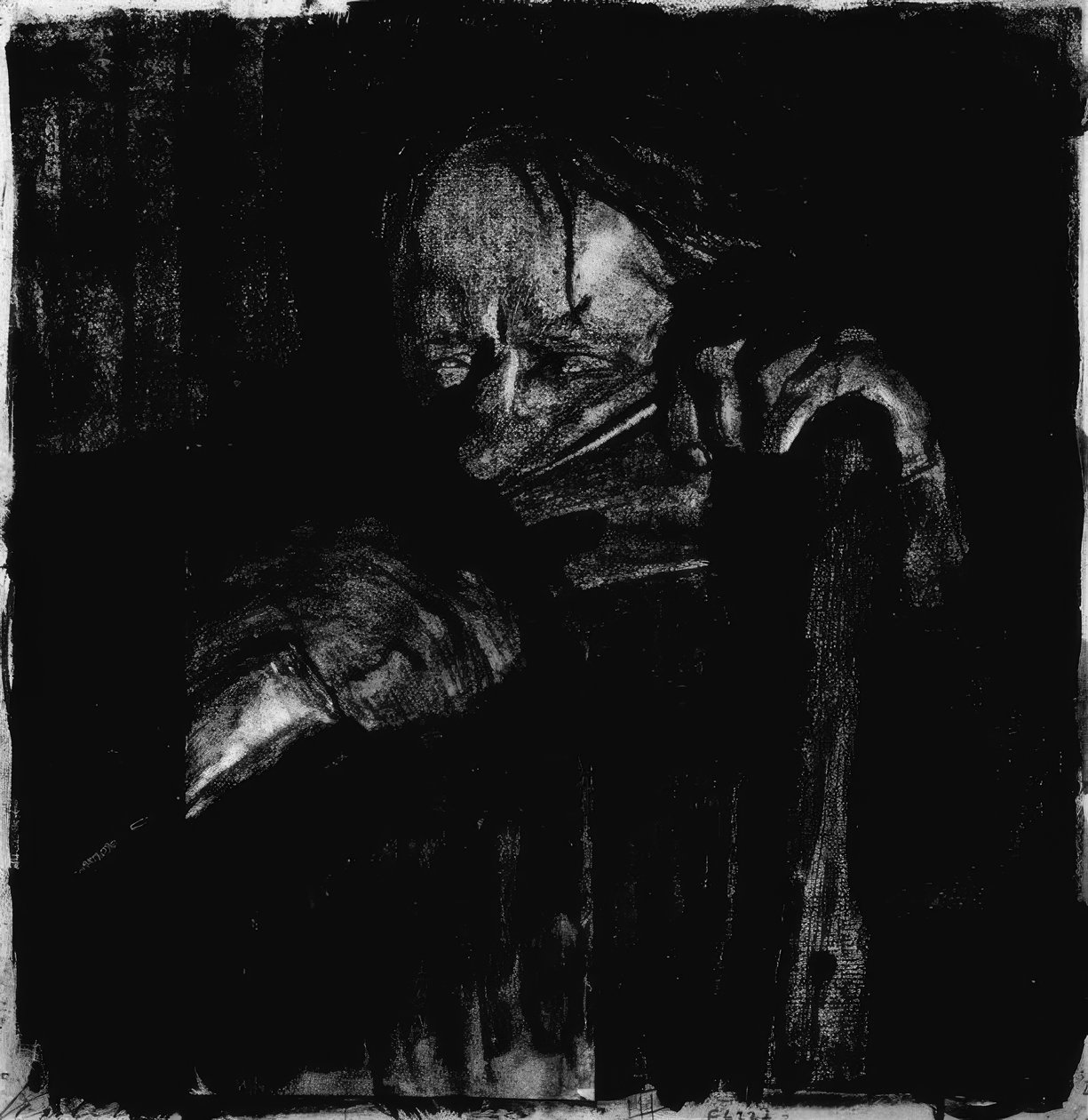 Afilando la guadaña de Käthe Kollwitz