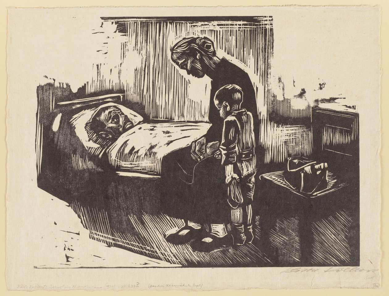 Visita al hospital de Käthe Kollwitz