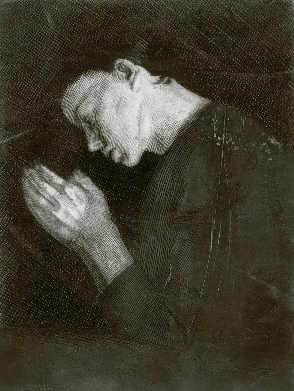 Niña rezando de Käthe Kollwitz