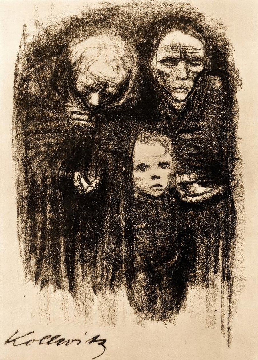 Mendigos de Käthe Kollwitz