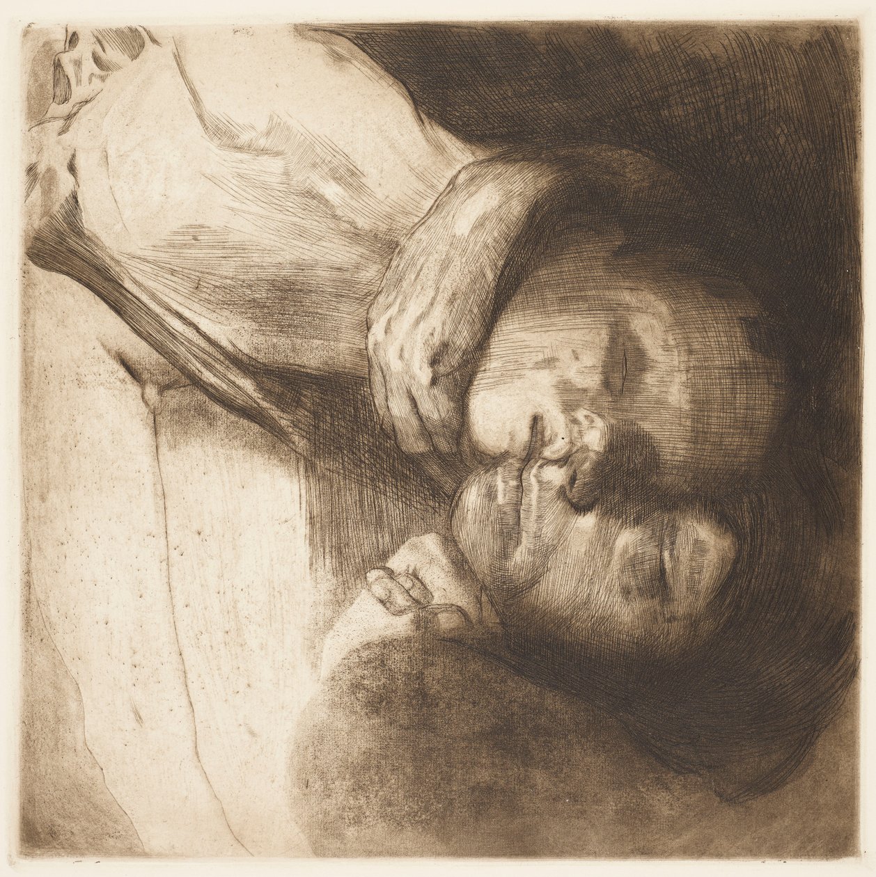 La muerte, la mujer y el niño de Käthe Kollwitz