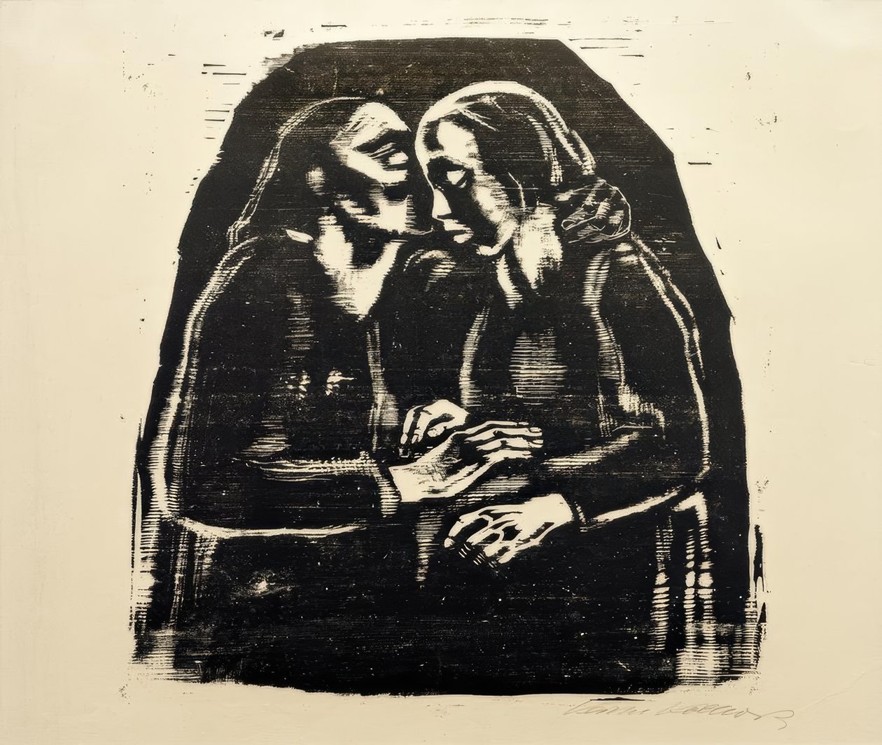 María y Elisabeth III de Käthe Kollwitz
