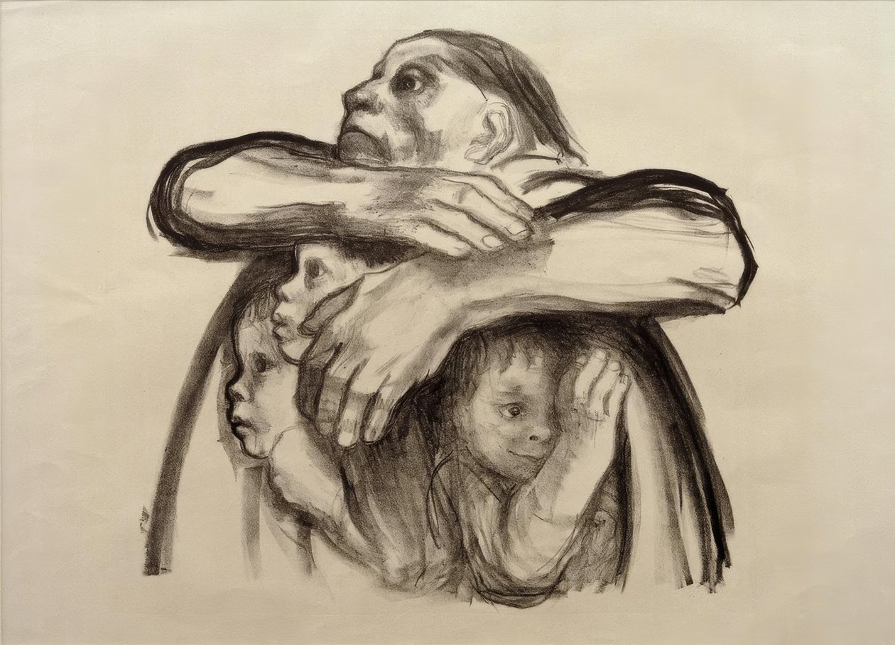 Las semillas no deben ser molidas de Käthe Kollwitz
