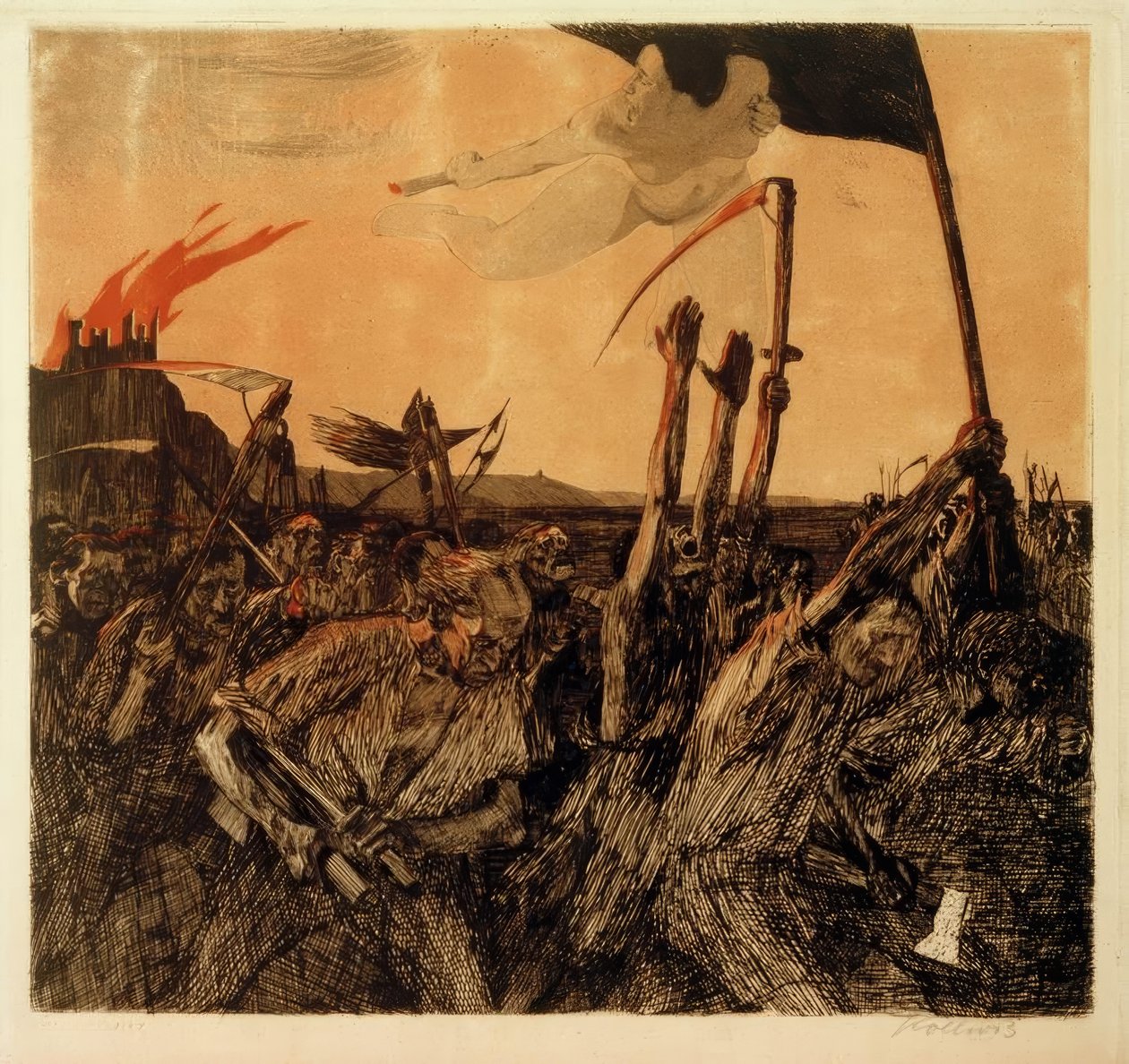 Käthe Kollwitz, Revuelta de Käthe Kollwitz