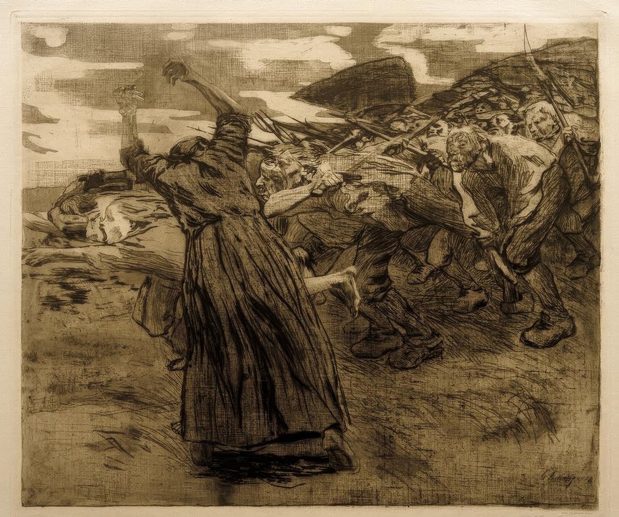 Käthe Kollwitz, Ruptura de Käthe Kollwitz