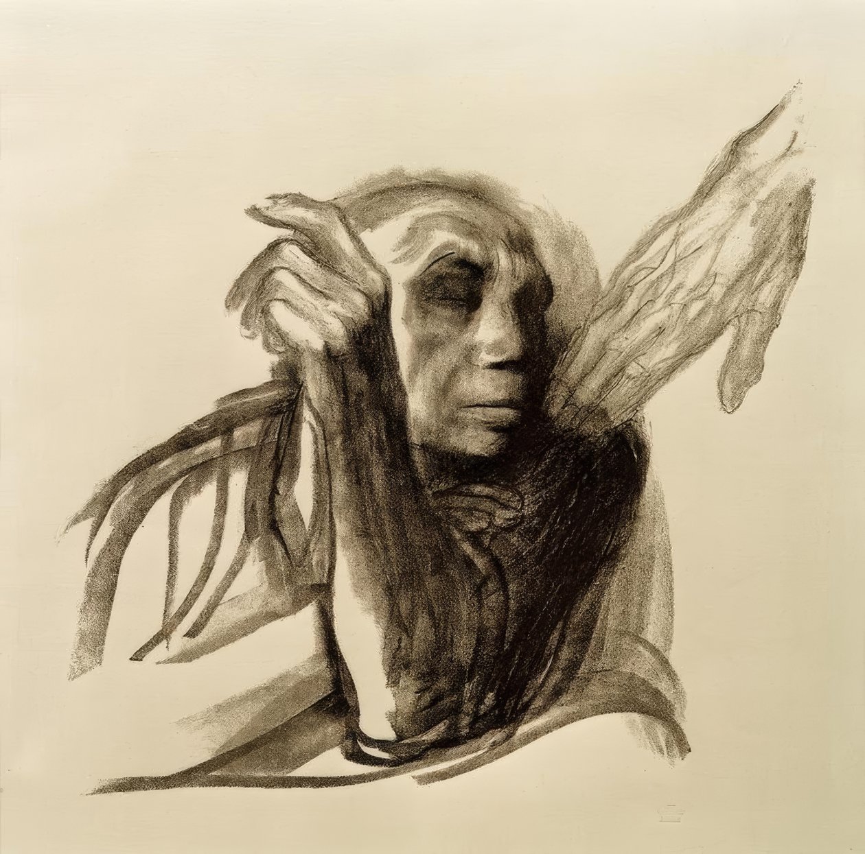 Käthe Kollwitz, llamada de la muerte de Käthe Kollwitz