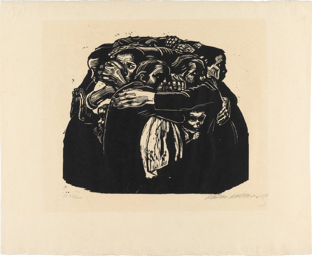 Guerra, hoja 6: Las madres de Käthe Kollwitz
