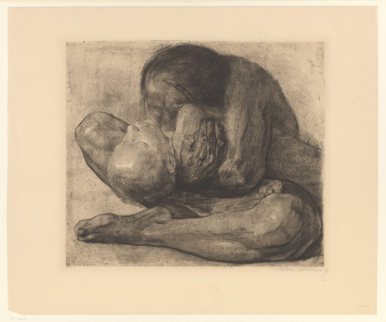 Madre con hijo muerto
Frau mit totem Kind (título original) de Käthe Kollwitz
