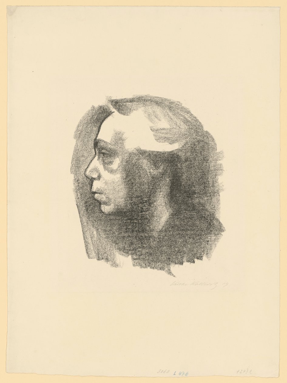 Autorretrato (1.ª versión) de Käthe Kollwitz