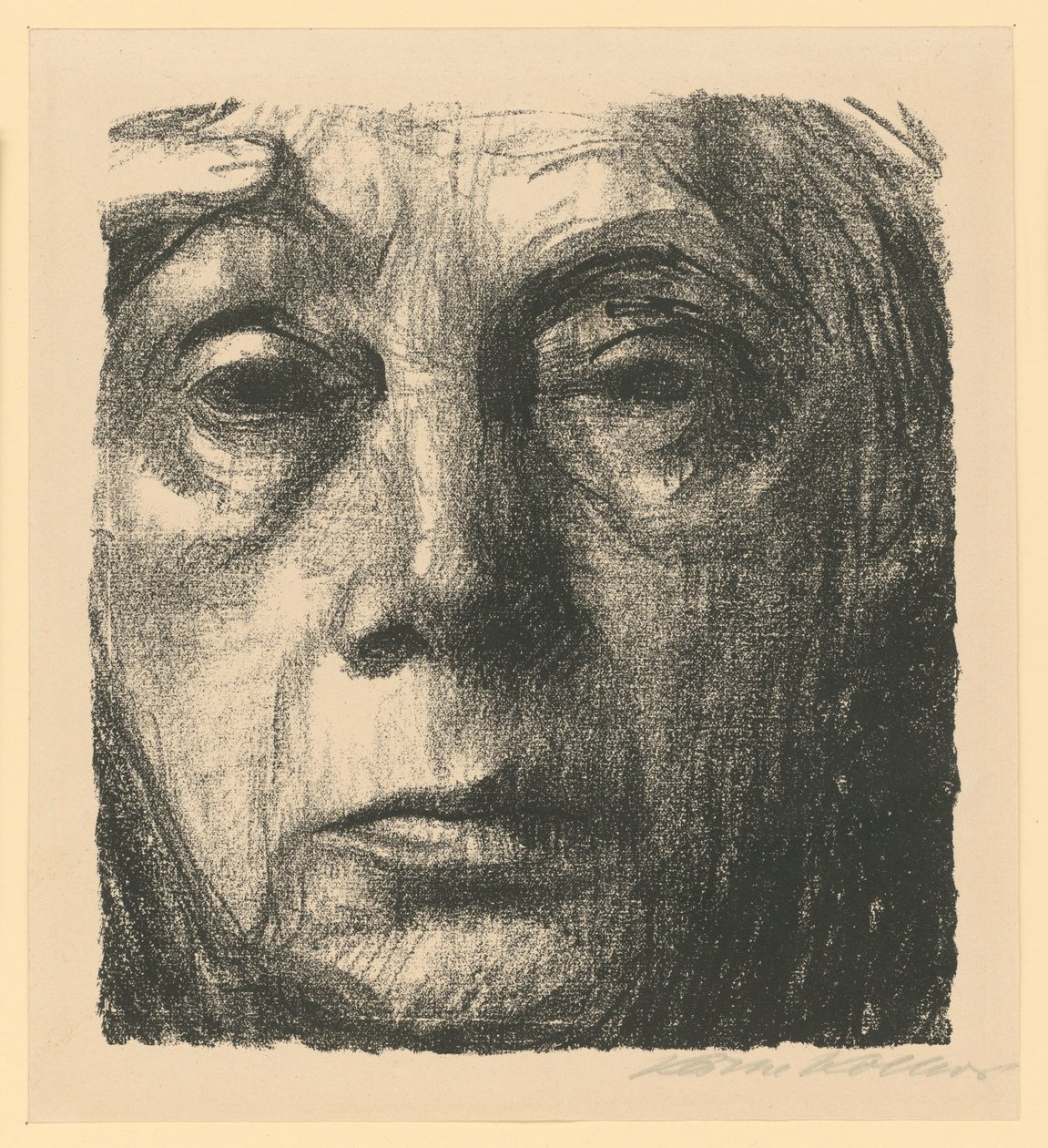 Autorretrato de Käthe Kollwitz