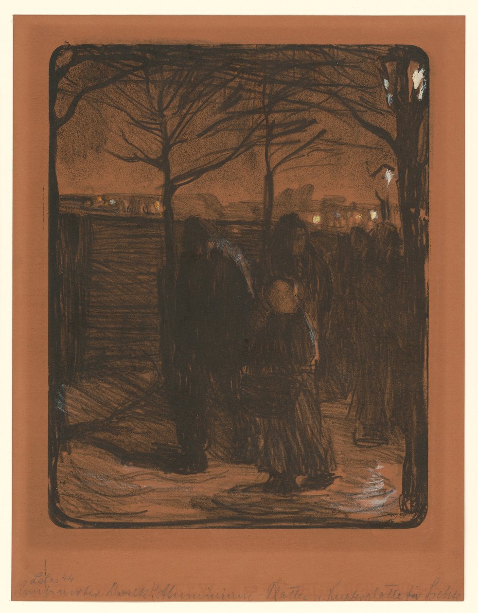 Suburbio (1.ª fase) de Käthe Kollwitz
