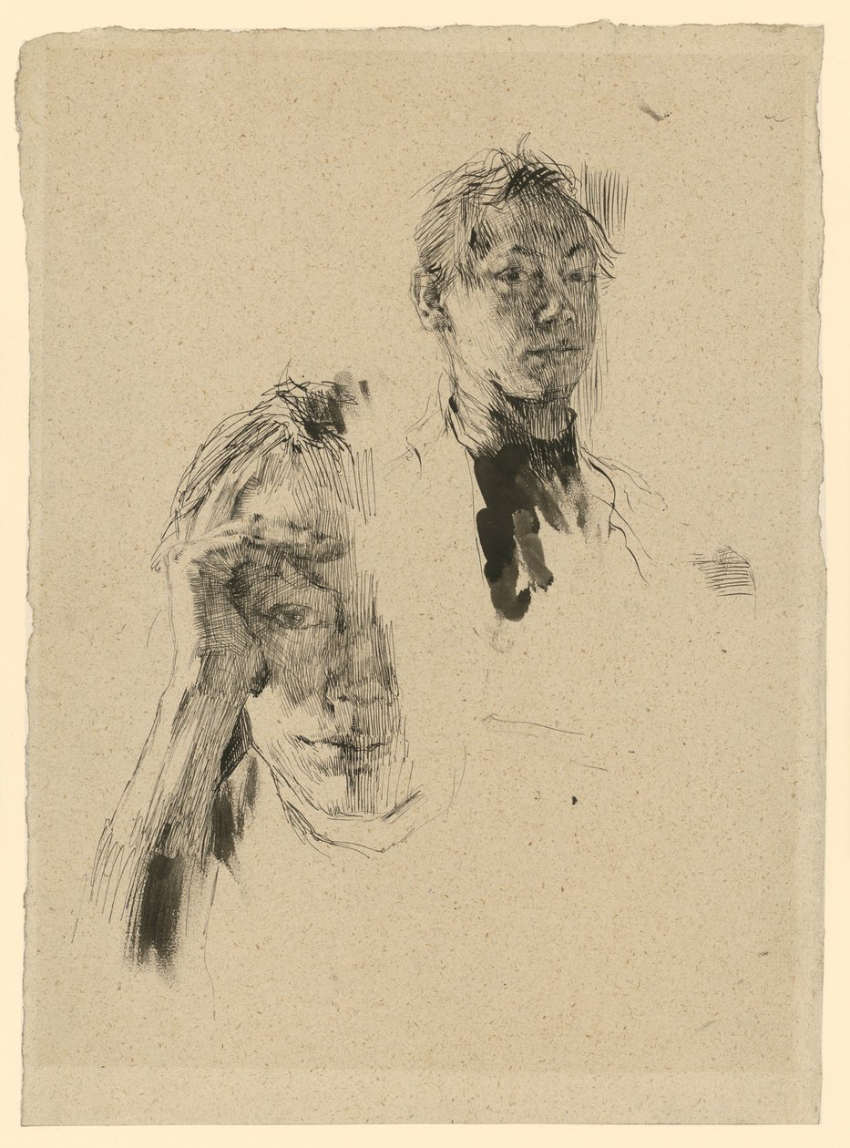 Dos autorretratos de Käthe Kollwitz
