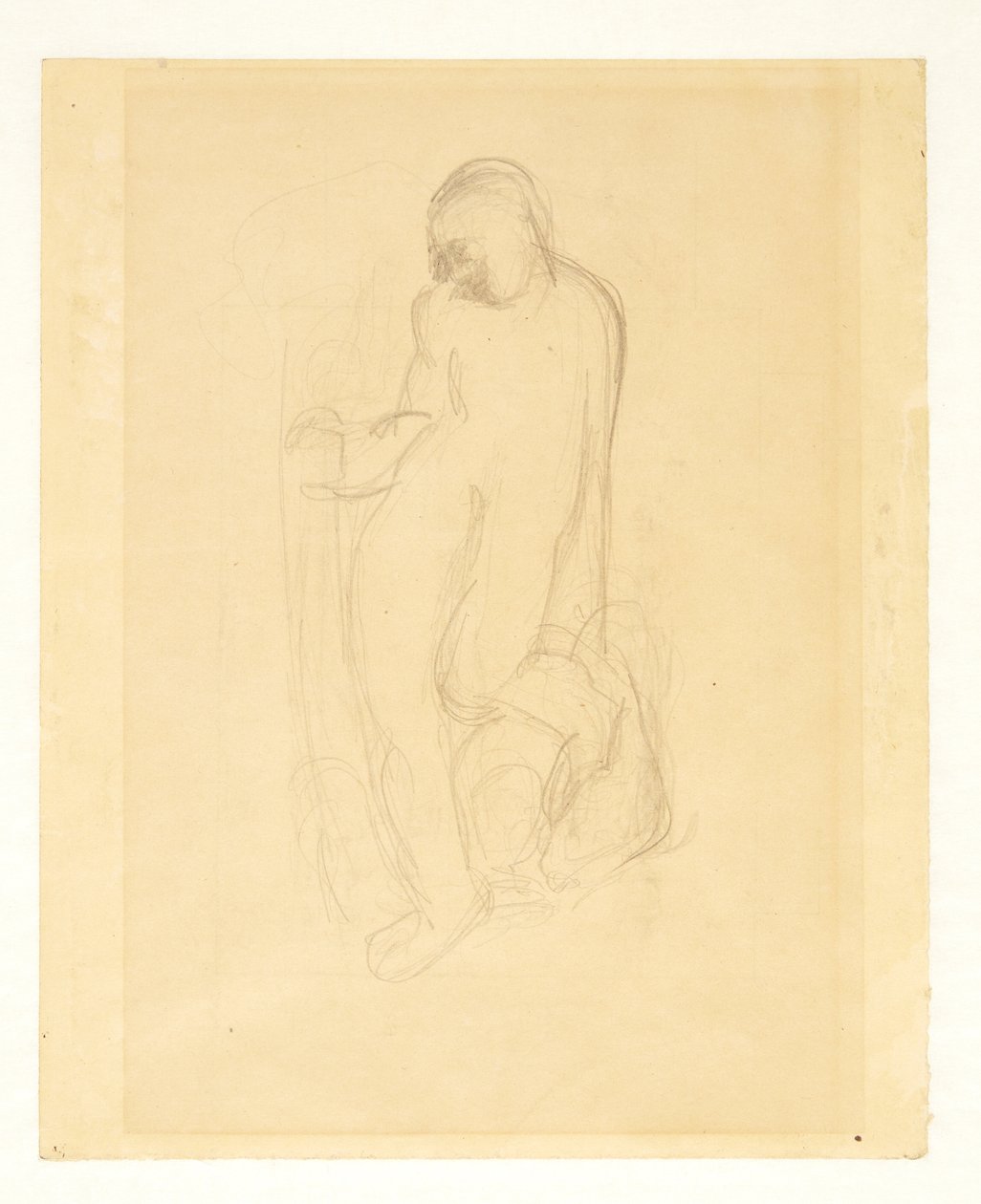 Boceto para "El Señor sopla vida en Eva" de Kai Nielsen