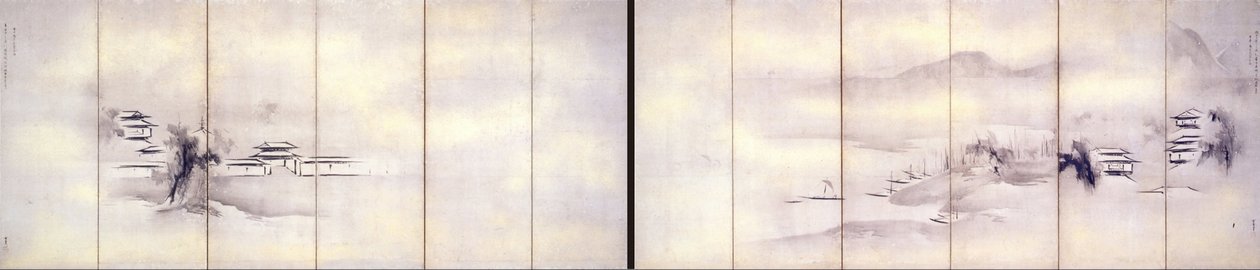 PAISAJE CON TEMPLOS de Kaiho Yusho