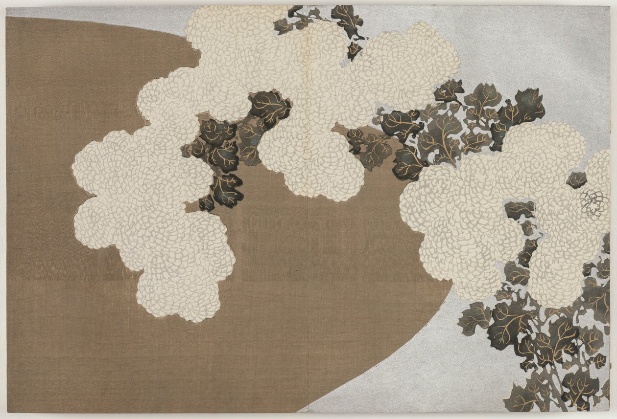 Flowers of a Hundred Worlds (Momoyogusa): Chrysanthemums (Momoyogusa) de Kamisaka Sekka