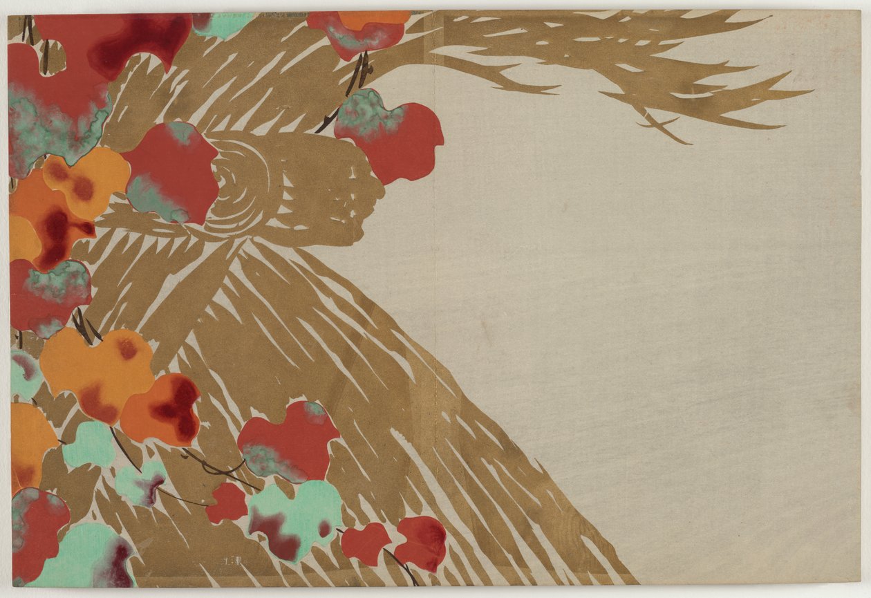Flowers of a Hundred Worlds (Momoyogusa): Ivy (Tsuta) de Kamisaka Sekka
