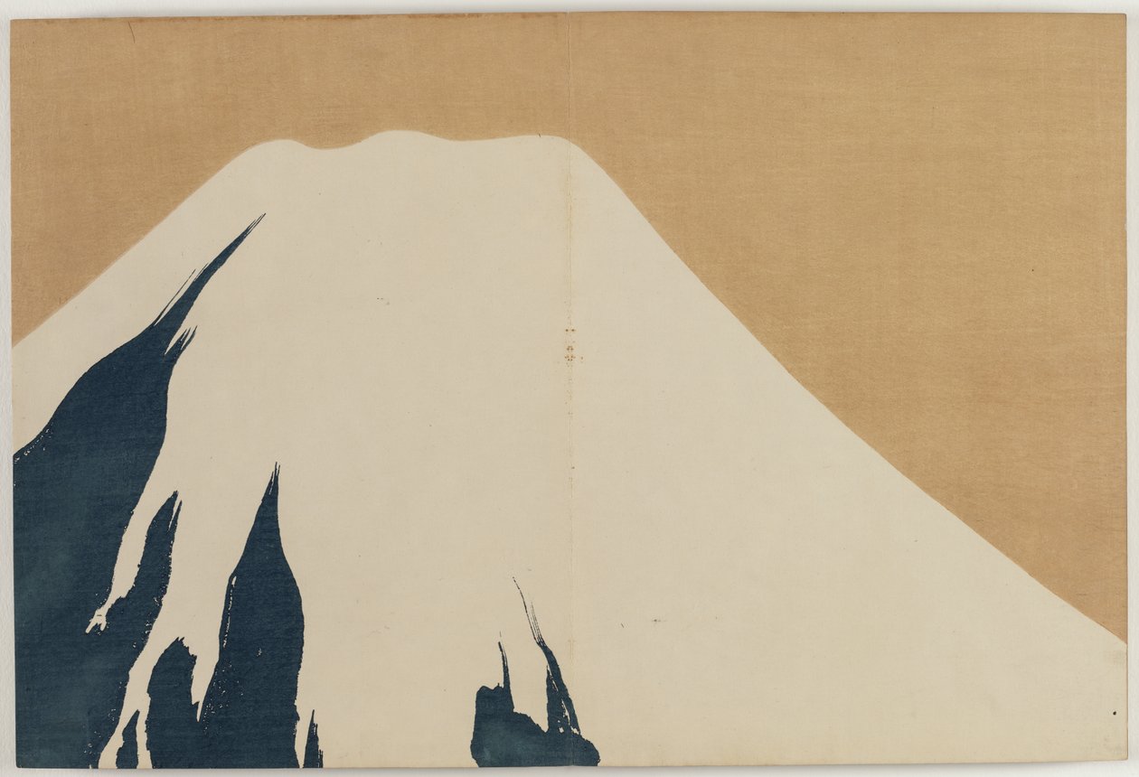 Flowers of a Hundred Worlds (Momoyogusa): Mount Fuji (Fuji) de Kamisaka Sekka