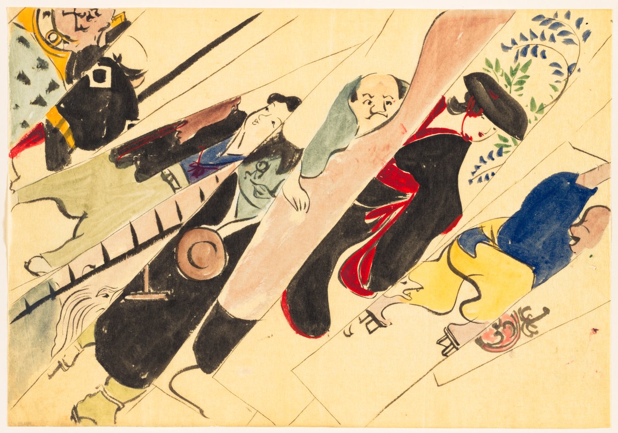 Flowers of a Hundred Worlds (Momoyogusa): Otsu-e (Otsu-e) de Kamisaka Sekka