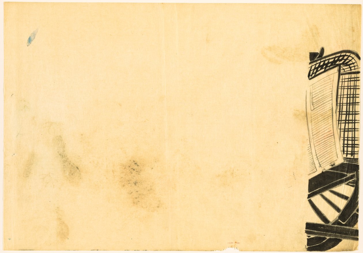Flowers of a Hundred Worlds (Momoyogusa): Section of Flower-draped Carts (Hanasashiguruma) de Kamisaka Sekka
