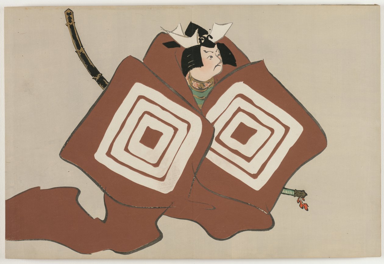 Flowers of a Hundred Worlds (Momoyogusa): Shibaraku (Shibaraku) de Kamisaka Sekka