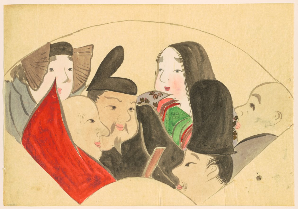 Flowers of a Hundred Worlds (Momoyogusa): Six Poetic Immortals (Rokkasen) de Kamisaka Sekka