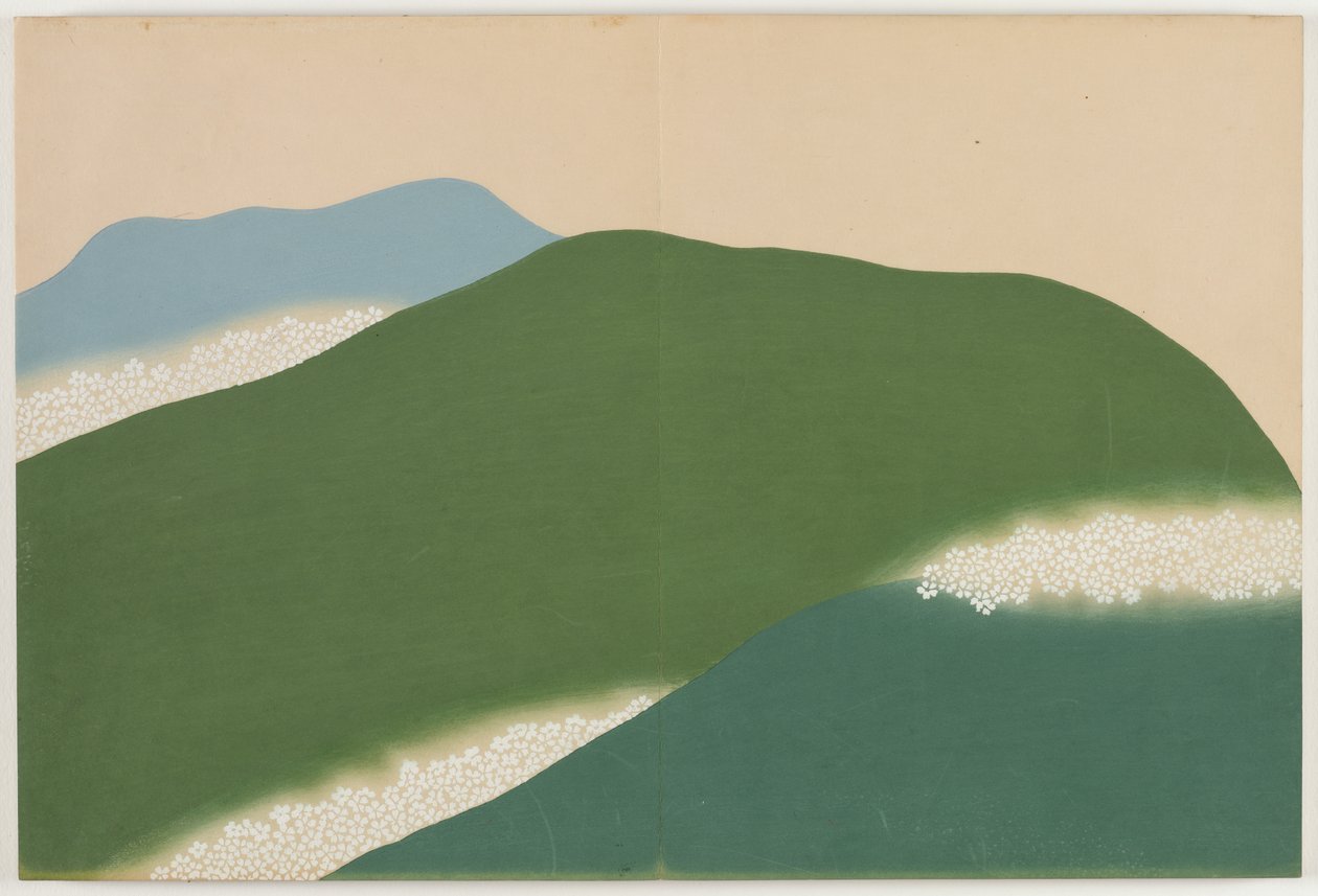 Flowers of a Hundred Worlds (Momoyogusa): Yoshino (Yoshino) de Kamisaka Sekka