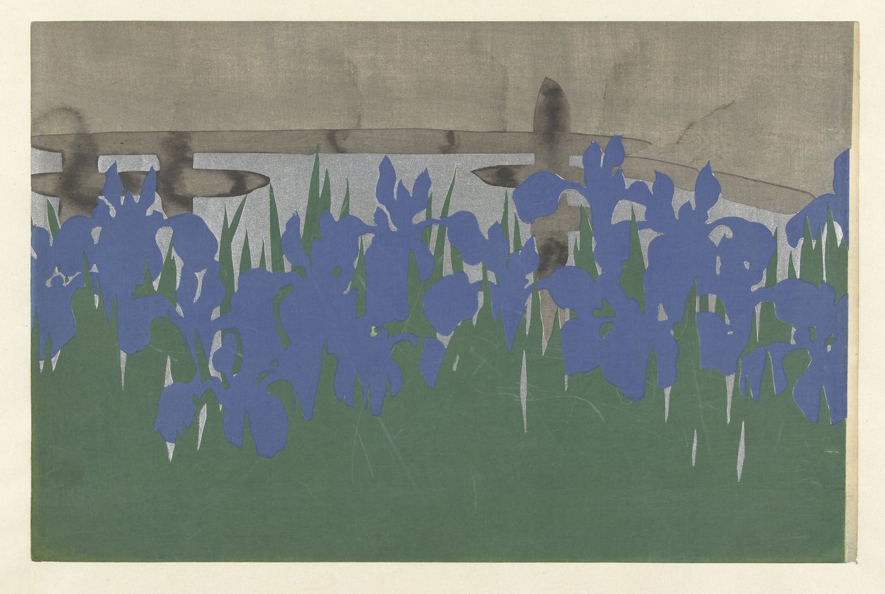 Iris, 1909 de Kamisaka Sekka