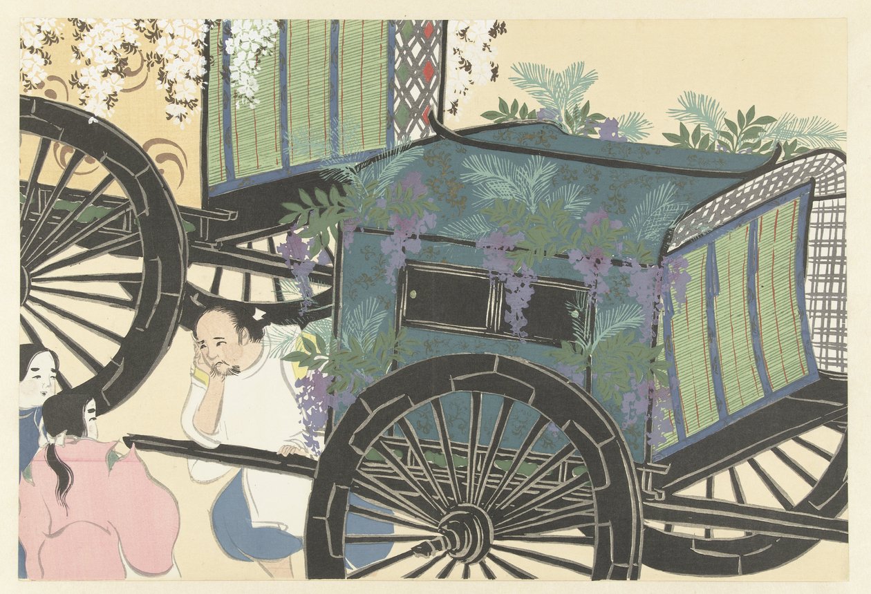 Glicina, 1909 de Kamisaka Sekka