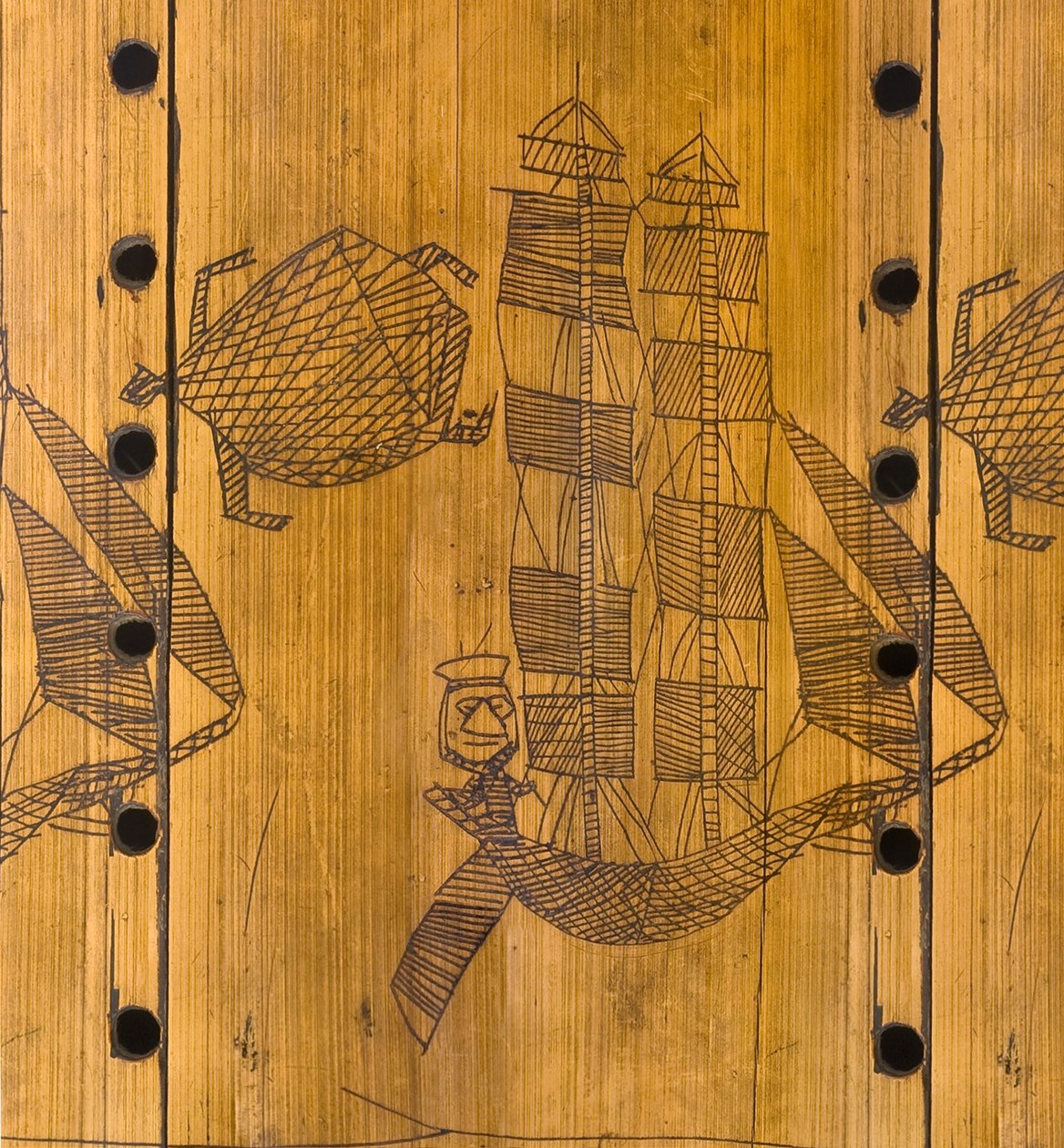 Flauta (bambú) de Kanak culture