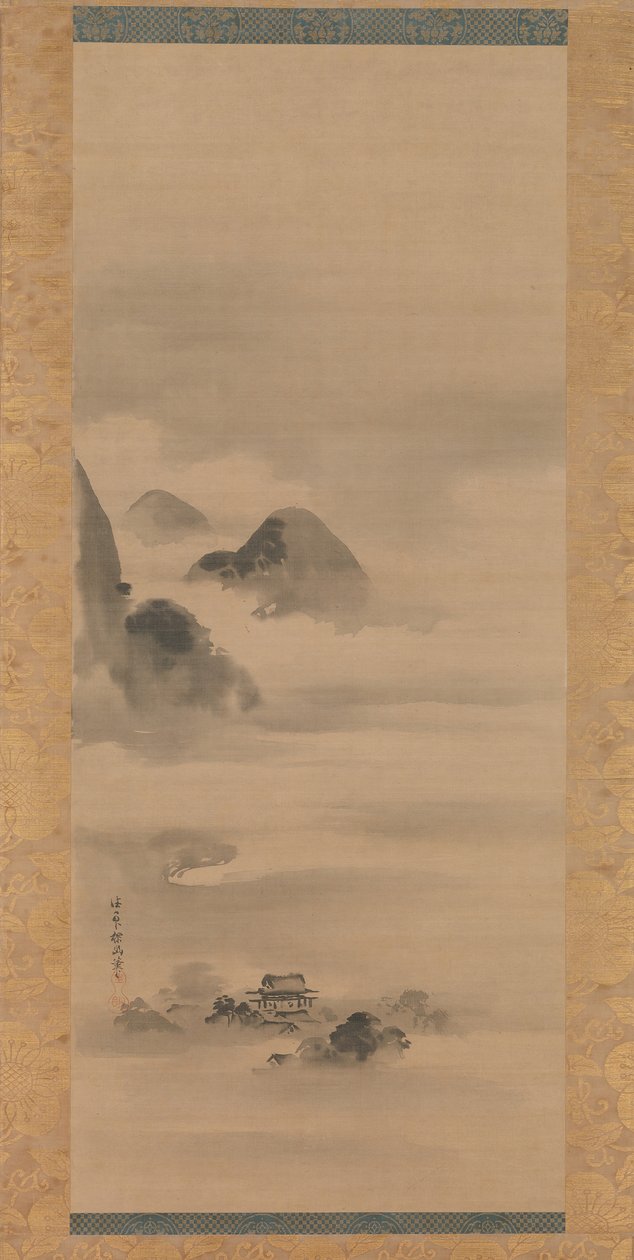 Paisaje a la luz de la luna, después de 1662 de Kanō Tan’yū