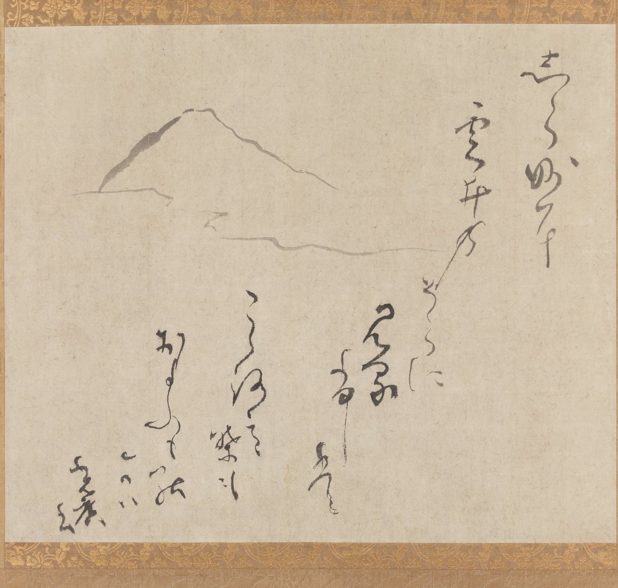 Monte Fuji, finales del siglo XVI-mediados del XVII (tinta sobre papel) de Karasumaru Mitsuhiro