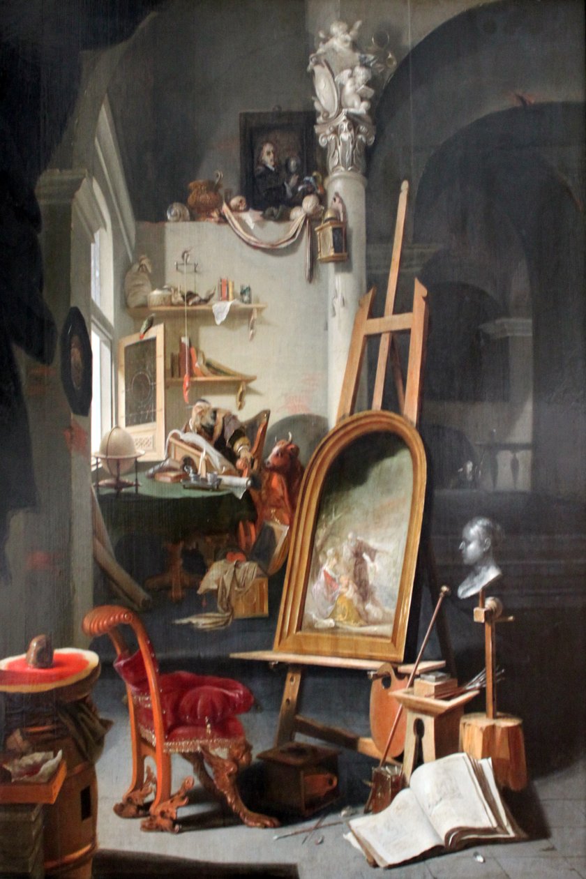 El taller del evangelista Lucas de Karel Slabbaert