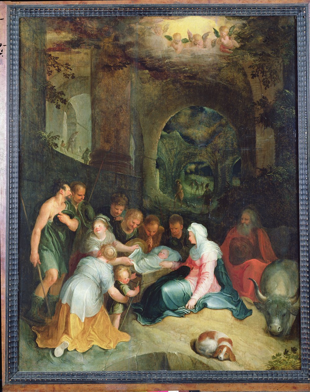 La Adoración de los Pastores de Karel van Mander III