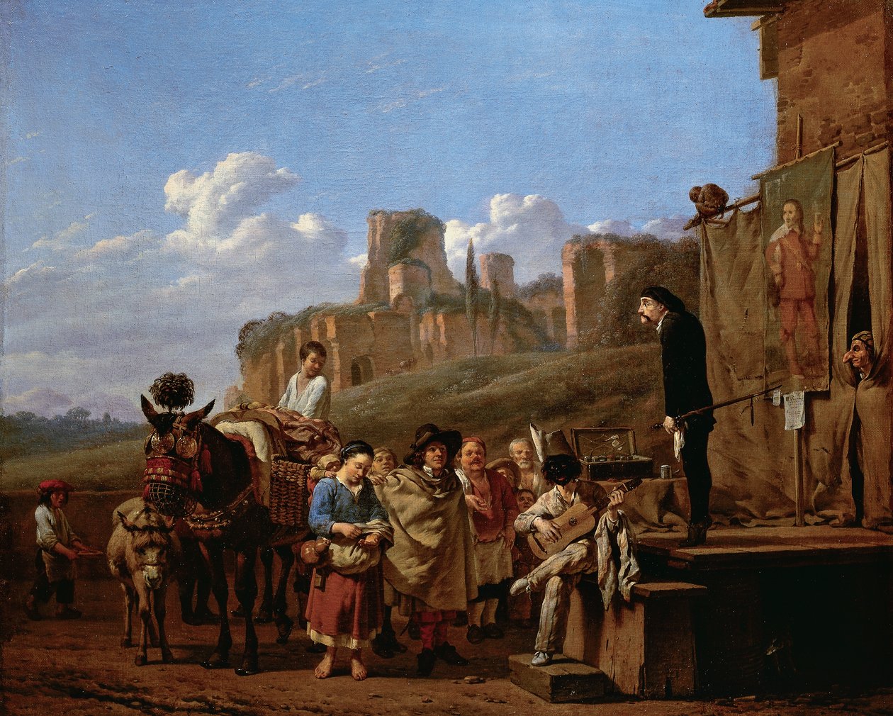 Representación de la commedia dell
