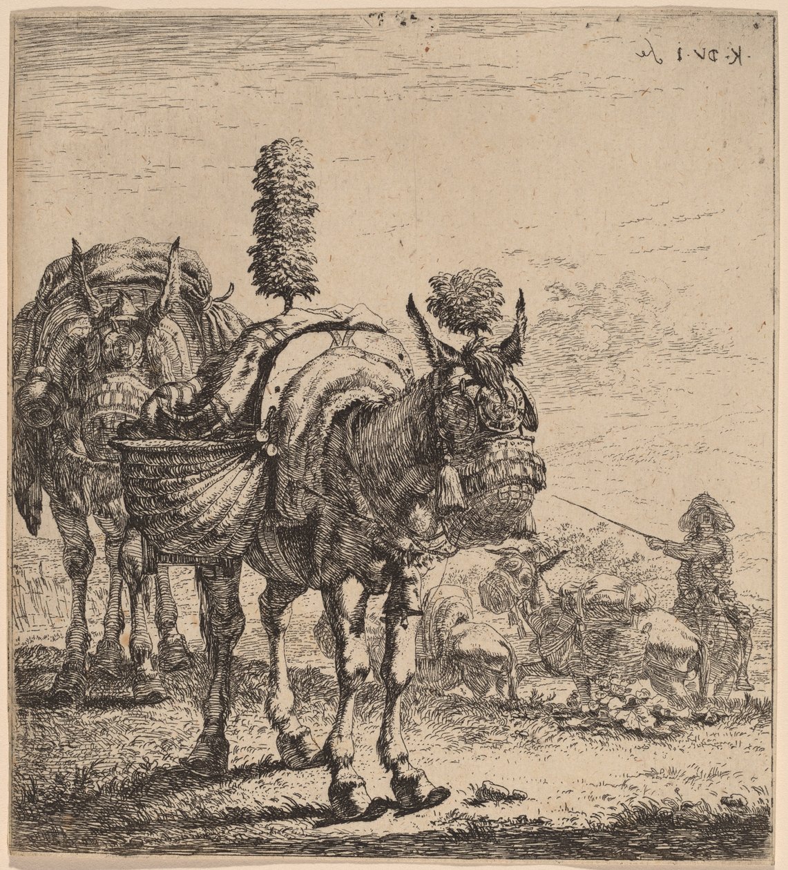 Dos Mulas de Karel Dujardin