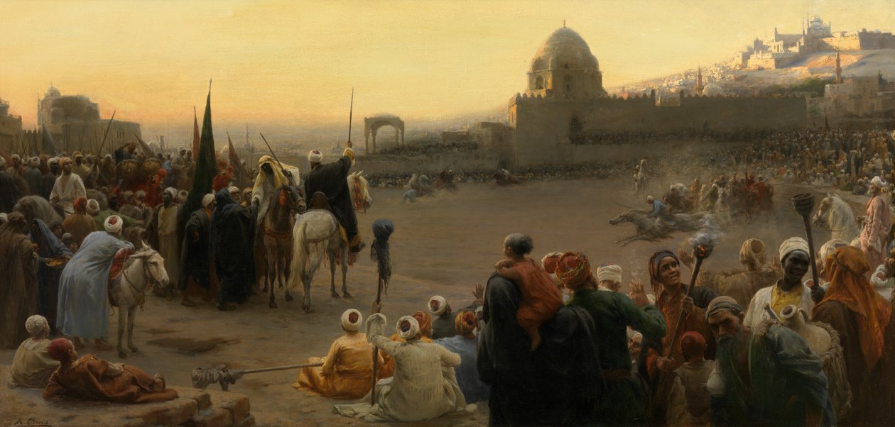Fantasía en Egipto (óleo sobre lienzo) de Karel Ooms