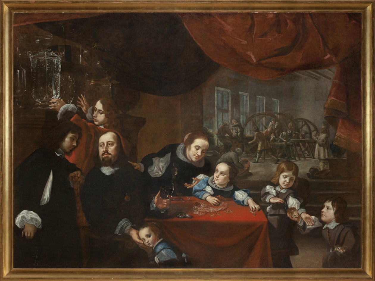Dionysio Miseroni (1607-1661) y su familia de Karel Škréta