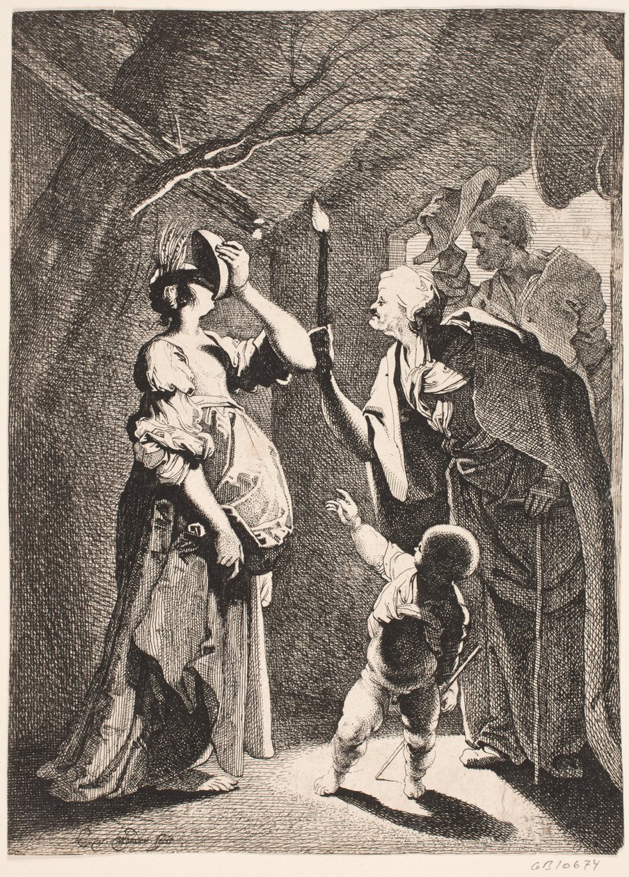 Ceres burlada por Stellio de Karel van III Mander