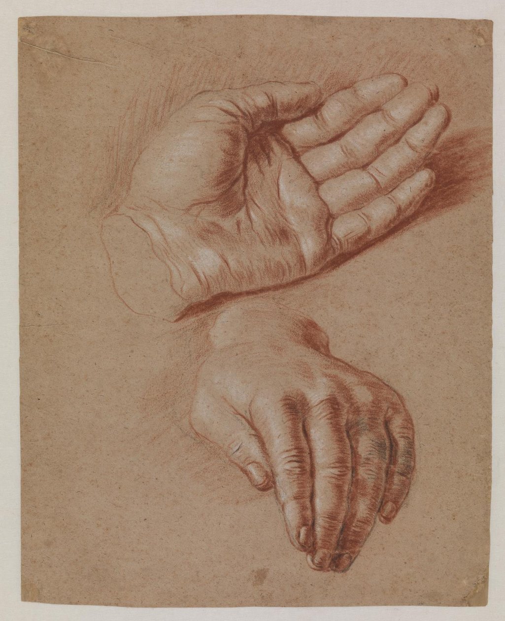 Estudios de dos manos de Karel van III Mander
